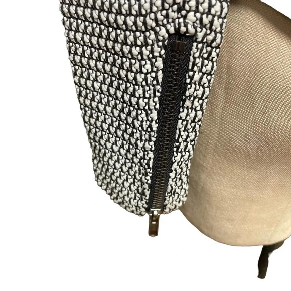 Generation Love Aston Bonded Faux-Leather Boucle Cardigan Blazer Size S - Picture 7 of 11